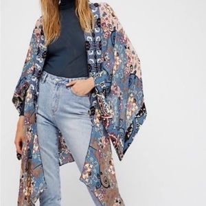 Free People Little Wing Mix Kimono